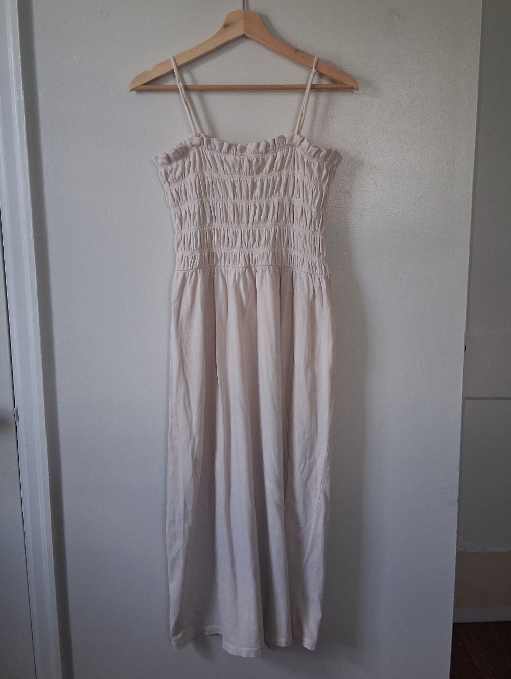H&M Cream Smock Dress Cotton - Picture 4 of 6